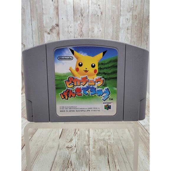Pikachu Genki Dechu Hey You Pikachu! Nintendo 64 N64 Japanese Cartridge Only - Picture 1 of 6
